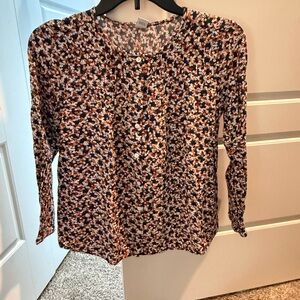 Old Navy Multicolor Floral Blouse